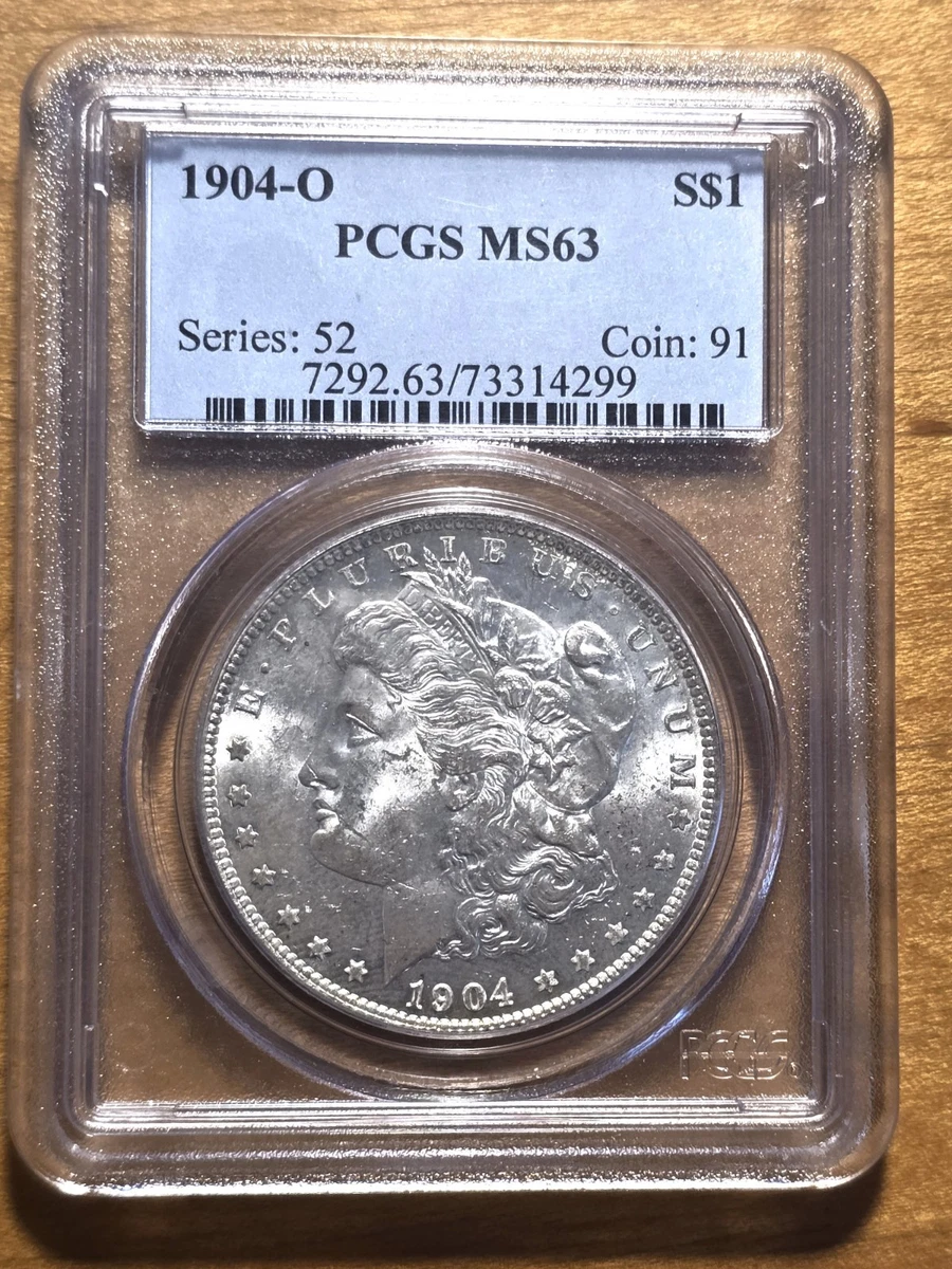 MS 63 Graded 1904 Year Morgan US Dollars (1878-1921) for sale | eBay