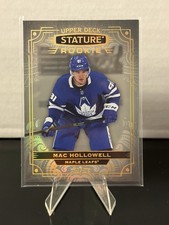 2022-23 Upper Deck Stature Mac Hollowell Green Rookie RC #/99 Maple Leafs