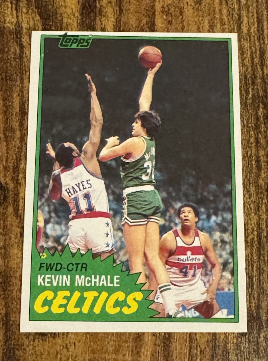 1981-82 Topps Basketball #75 Kevin McHale Rookie Card Boston Celtics HOF