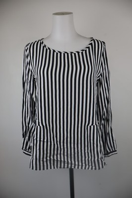 Marella Black Logo One-Piece Sleeveless Canotta Top Tank Blouse Shirt