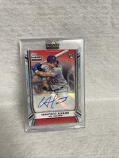 2023 Topps Industry Conference FRANCSICO ALVAREZ Red Rookie Auto 7/10 Mets 