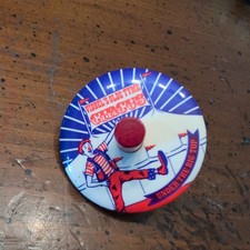 videl's olde tyme circus under the big top Finger SPIN TOP antique toy vintage