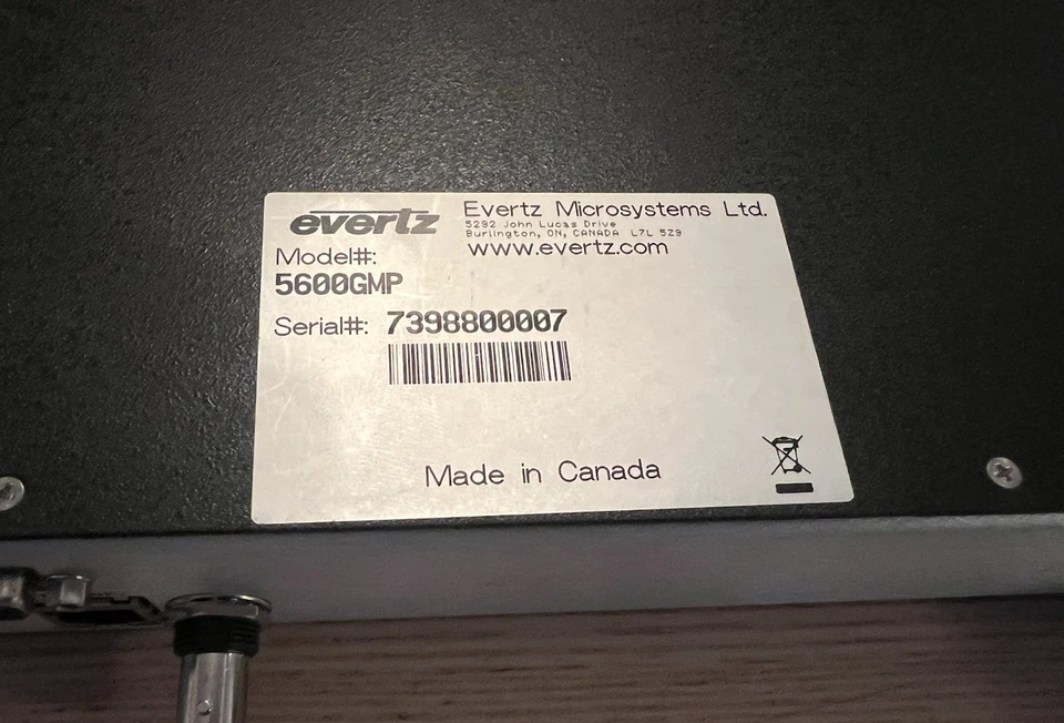 Evertz 5600GMP Grand Master Proxy - Imagen 4 de 4