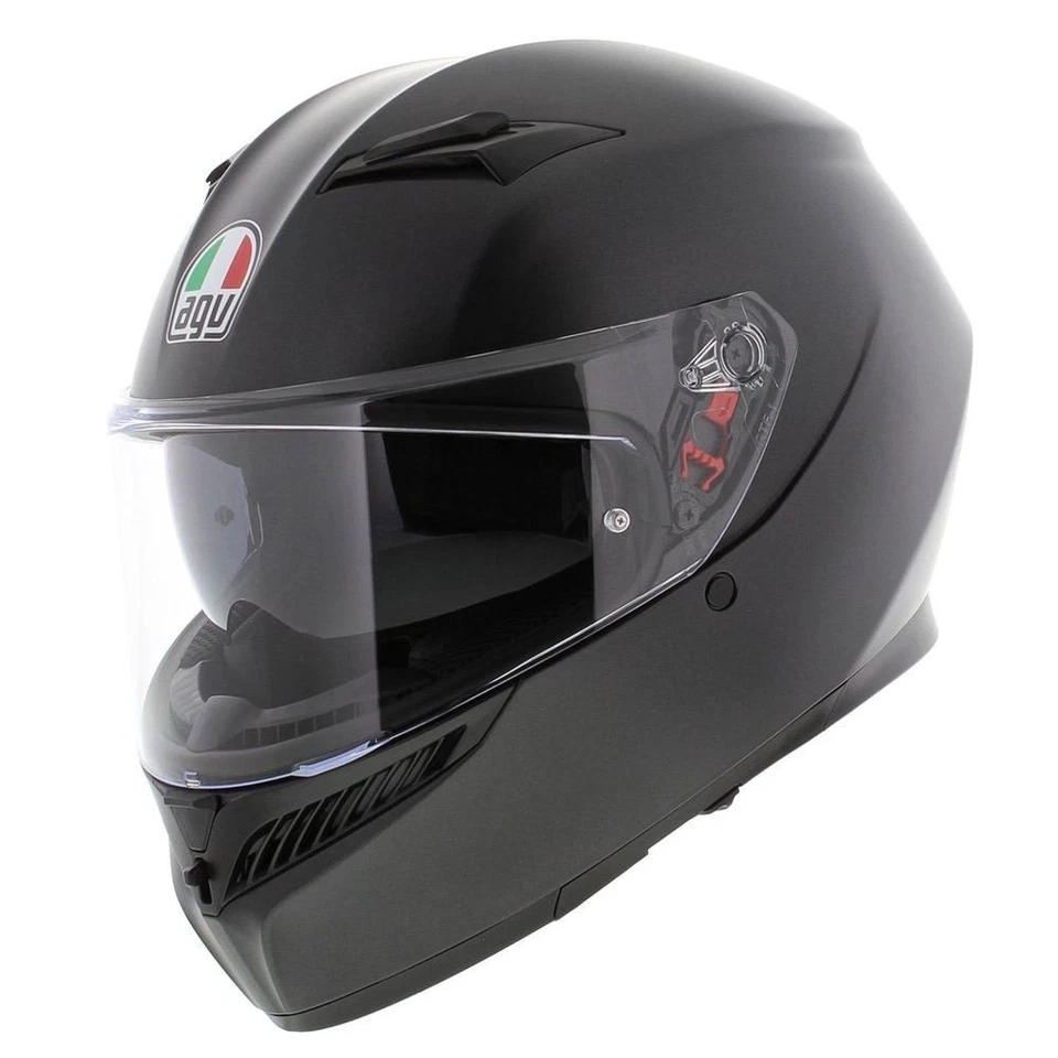 Casque Intégral Moto AGV K3 E2206 Noir Mat Taille L - Pinlock Inclus