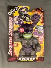 Heroes Of Goo Jit Zu Stretch Strikers Deluxe Hero Rock Jaw 20+ Battle Sounds New