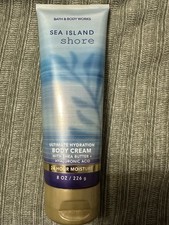 Bath And Body Works SEA ISLAND SHORE Body Cream Ultimate Hydration 8 Oz New