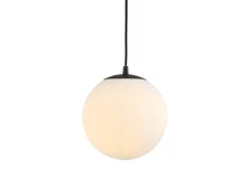 JYL9528B Bleecker 7.75" Metal/Glass Globe LED Pendant, Contemporary, Modern, ...