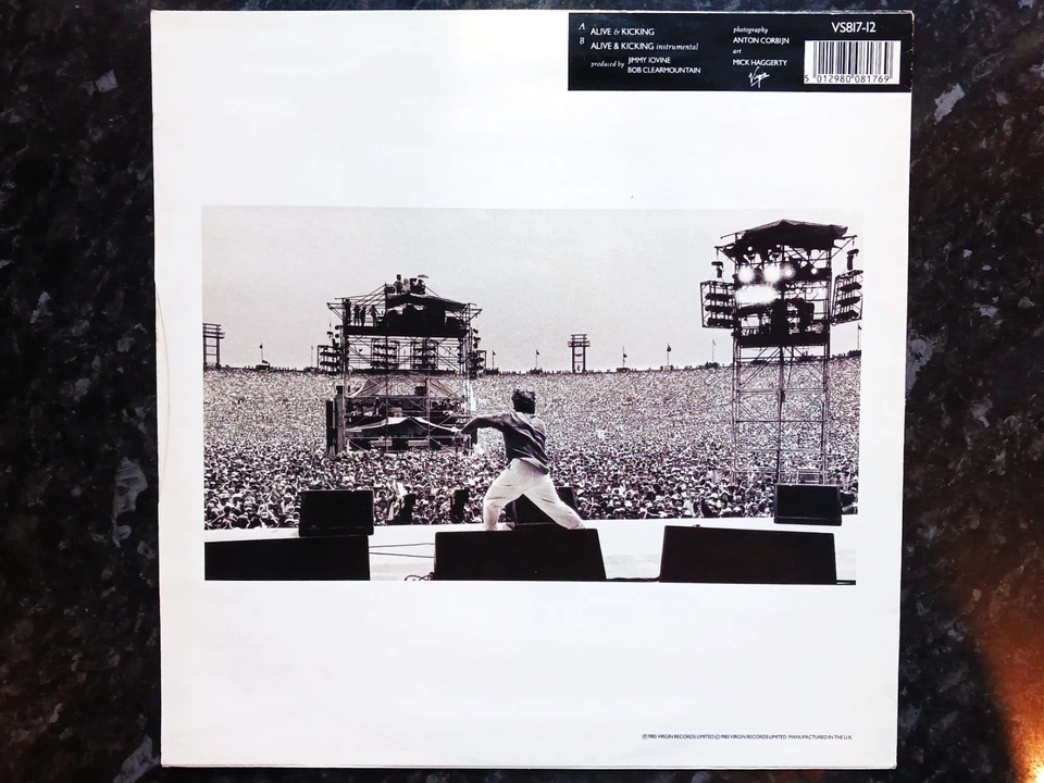 Simple Minds - Alive & Kicking - VS 817-12 - 12" Single - Image 4 of 4