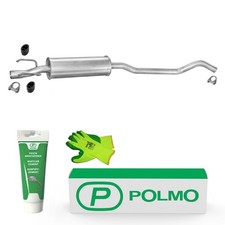 POLMO Auspuff Mittelschalldämpfer mit E-Prüfzeichen /2141
