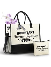 InnoBeta HR Gifts for Women, Human Resources Canvas Tote Bag on Birthday & Ch...