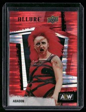 2022 Upper Deck Allure AEW #85 Abadon Red Rainbow (000062)