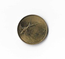 1998 Slovenia - 2 Tolarja - 989 - Nickel Brass - 5.4g