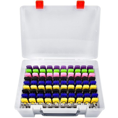 FULLCASE Flash Drive Case USB Memory Stick SD Card Storage Organizer- white 