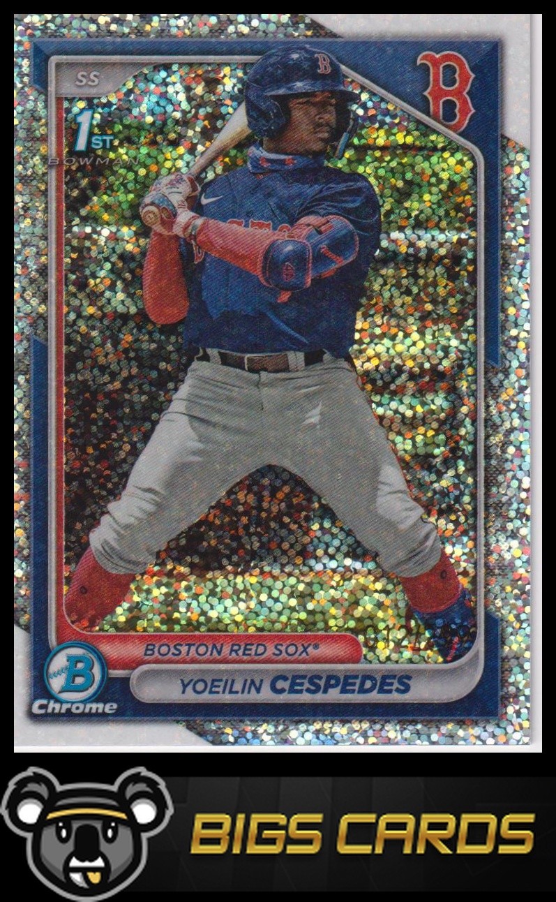 2024 Bowman #BCP-139 Yoeilin Cespedes Chrome Prospects Speckle Refractors #/299