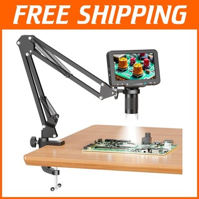 5'' LCD Digital Microscope, 1000X Magnification, 1080P Camera