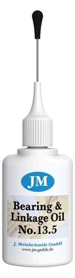 JM Bearing & Linkage Oil 13,5 Synthetic 30 ml olio per cuscinetti valvole rotanti scanalatura lubrificante