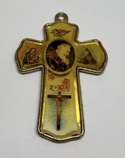 Padre Pio Nostra Signora del Perpetuo Soccorso Gesù Agonia in Giardino Croce Pendente (P177)