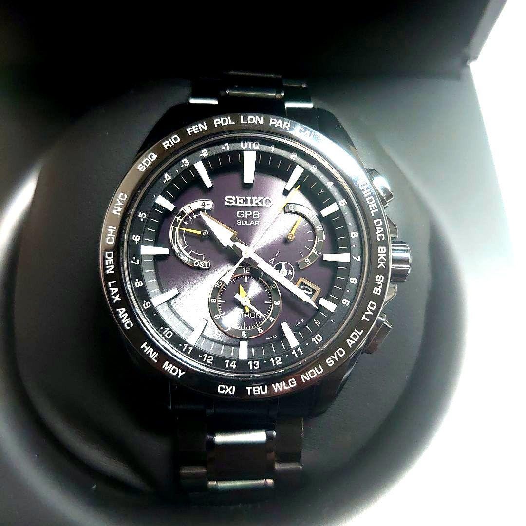 Seiko Astron SBXB079 8X53 GPS Solar Titanium 1.77in Case 6.69in Wrist image 4