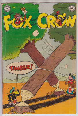 FOX AND THE CROW # 17  -FN 5.5  CENTS  1954