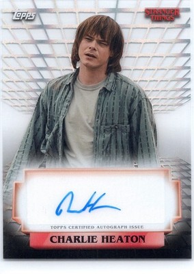 2025 Topps High-Tek Stranger Things Charlie Heaton Jonathan Byers Auto #A-CH NM