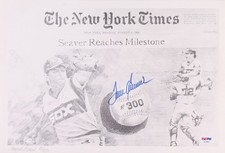 Tom Seaver Cards, Rookie Cards and Autographed Memorabilia Guide 30