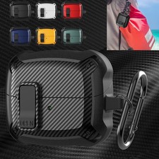 Secure Lock Closure Rugged Shockproof Case fr Samsung Buds 3/3 Pro/3 SE 2025