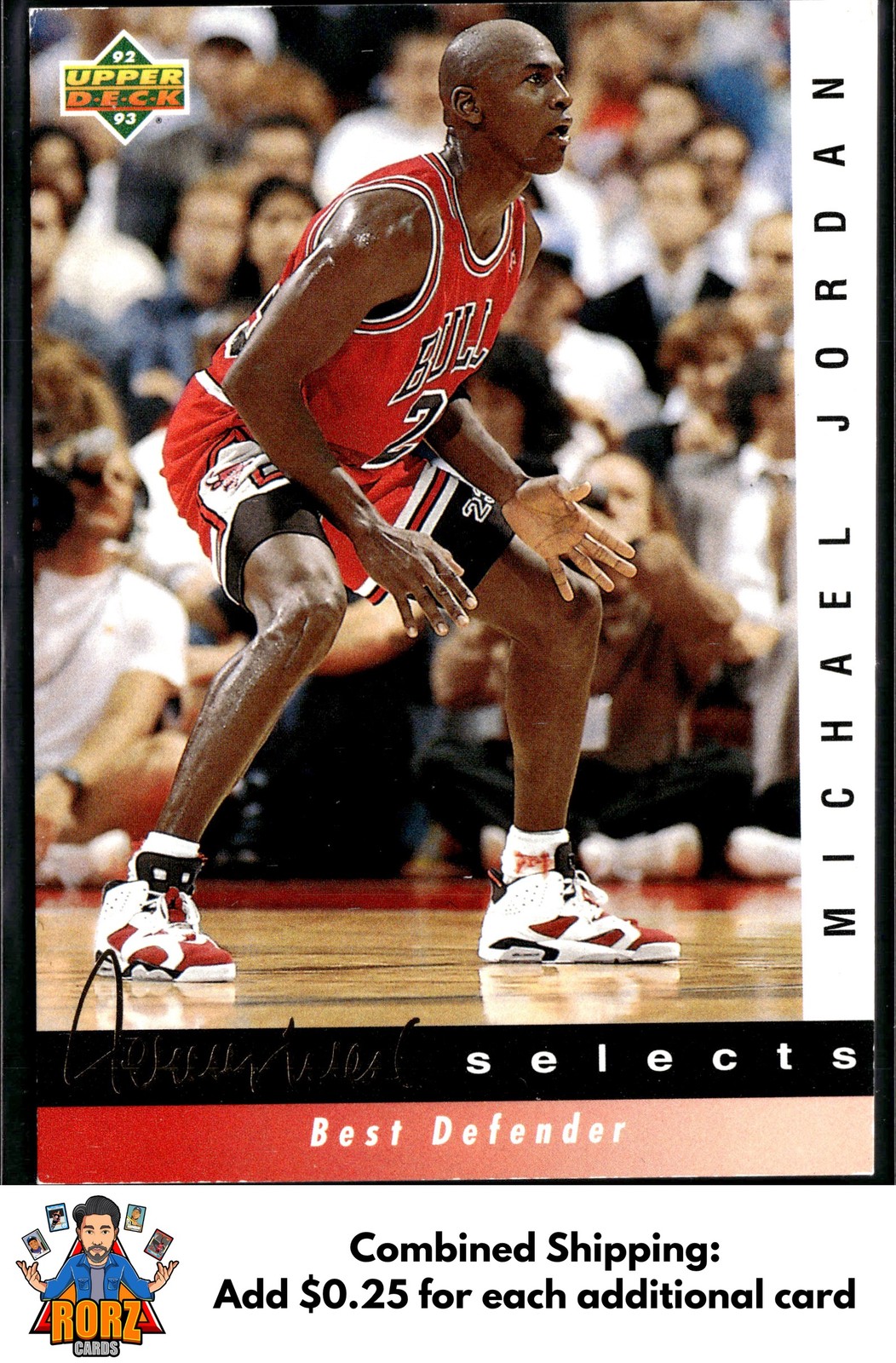 1992-93 Upper Deck #JW4 Michael Jordan Jerry West Selects Chicago Bulls