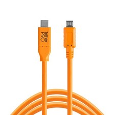 Tether Tools TetherPro USB Type-C Male to 5-Pin Micro-USB 2.0 Type-B Male Cable