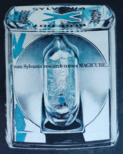 Vintage Retro 2-Pg 1970 Ad Sylvania Magicube Flash GTE Flashcube Reinvented