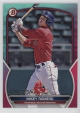 2023 Bowman Draft Aqua & Pink Gradient 30/199 Mikey Romero #BD-58 0n64