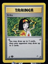 Erika #100 Non-Holo 1st Edition Gym Heroes 2000 Pokemon LP 🍃 on eBay