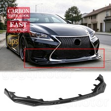 For Lexus Gs350 Gs450h F-sport 2016-20 Carbon Painted Front Bumper Lip Splitters For Lexus Gs350 Gs450h F-sport 2016-20 Carbon Painted Front Bumper Lip Splitters