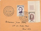 10.11.56.ENVELOPPE SALON DE LA PHILATELIE D'AUTOMNE L'ART   MUSICAL LA PHILATELI