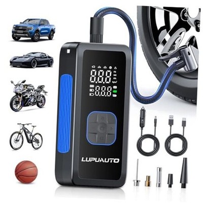 Tire Inflator Portable Air Compressor, 150PSI Air Pump for Car Tires 6000mAh