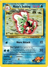 Pokemon TCG Misty's Seaking 55/132 Uncommon Gym Heroes Unlimited LP on eBay