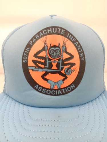 507ª Asociación de Infantería de Paracaidistas Azul Camionero Gorra Militar Envío Rápido - Imagen 3 de 8
