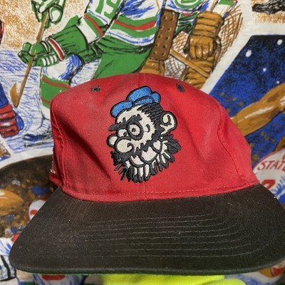 Vintage 90s 1993 American Needle Brutus Popeye Toon Blockhead Snapback Hat Cap