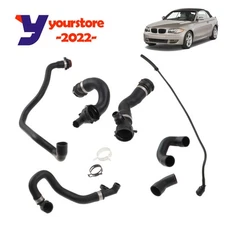 Radiator Coolant Water Hose Pipe Kit 7 Hoses for 2006 BMW 325i 325xi 330i 330xi