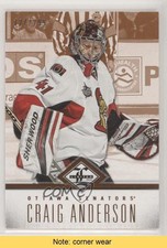 2012-13 Panini Limited 127/299 Craig Anderson #8 READ a0s