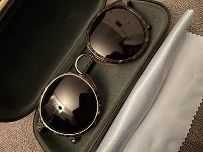 Lunettes Rare De Jean Paul Gaultier GOLD BROWN JPG 56 - 9273, Vintage 90’s - NOS - Photo 1/4