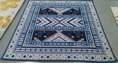 SLATE BEIGE 6'-0'' x 6'-0'' Broken Thread Rug Reduced Price 1172794731 CLV511B-6SQ
