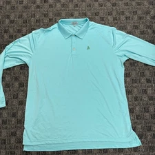 Peter Millar, solid stretch, long sleeve  Polo Shirt