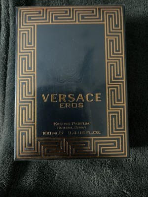 Versace Eros Eau de Parfum Spray Regular Size Natural Spray 3.4 US fl oz
