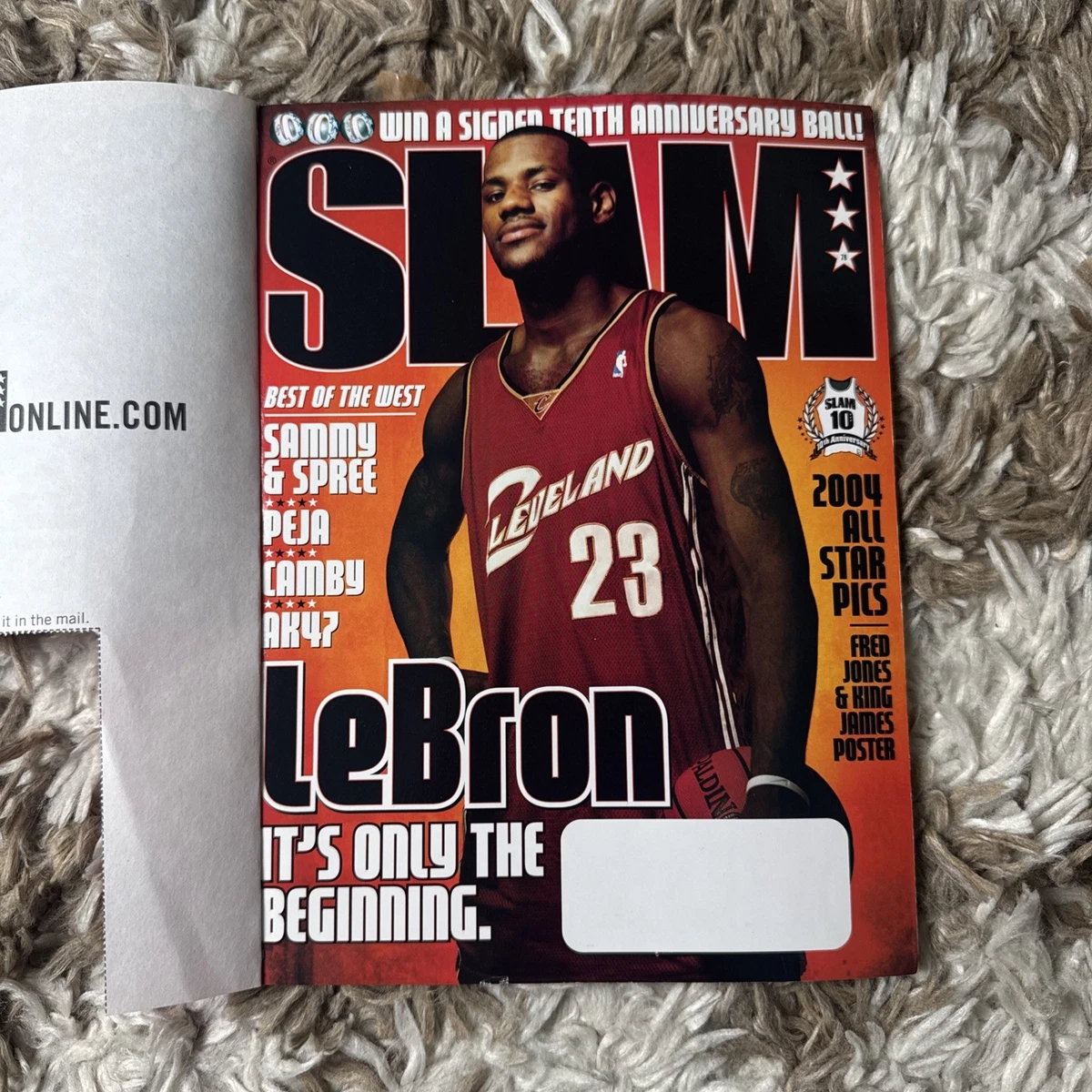 Magazine SLAM #71 Août 2003 - LeBron James Recrue, King James - Édition Rare Collectionneur