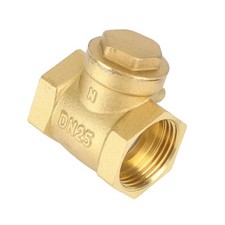 1 Sturdy Brass Check Valve Prevents Leakage N...