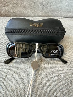 Vogue Eyewear Bella Womens Pillow Sunglasses Black Cat Eye VO 5283-S -NEW