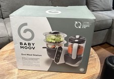 Babymoov Duo Meal Station Multi-Speed Blender Steamer, Dishwasher-safe