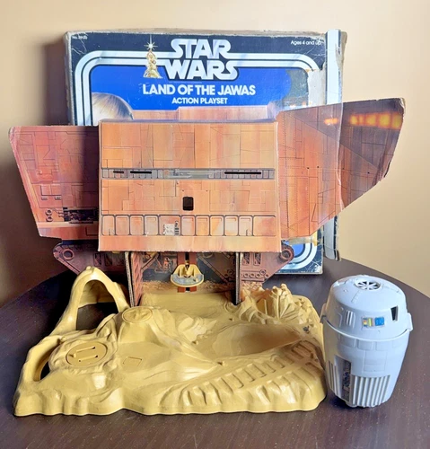 Star Wars LAND OF THE JAWAS PLAYSET  W/ Box Kenner 1979 Incomplete