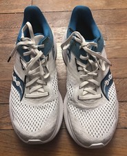 Size 11 - Saucony Ride 16 White Teal Womens