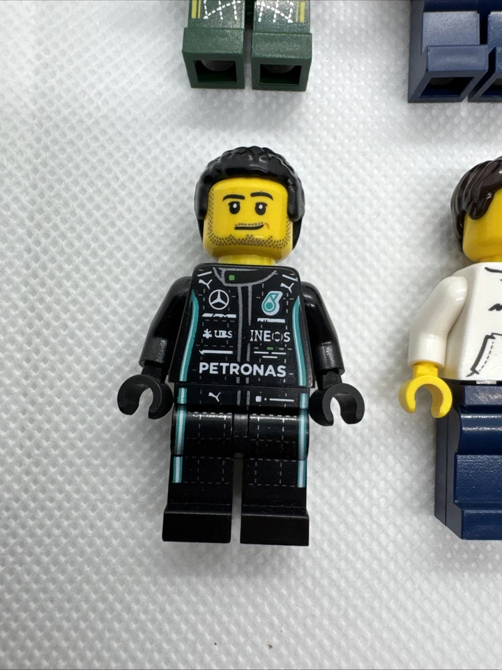 LEGO Collectible Minifigures LOT OF 9 Racers - McLaren AMR Mercedes Ferrari - Image 2 of 4